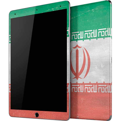 Iran Flag Distressed iPad Skins
